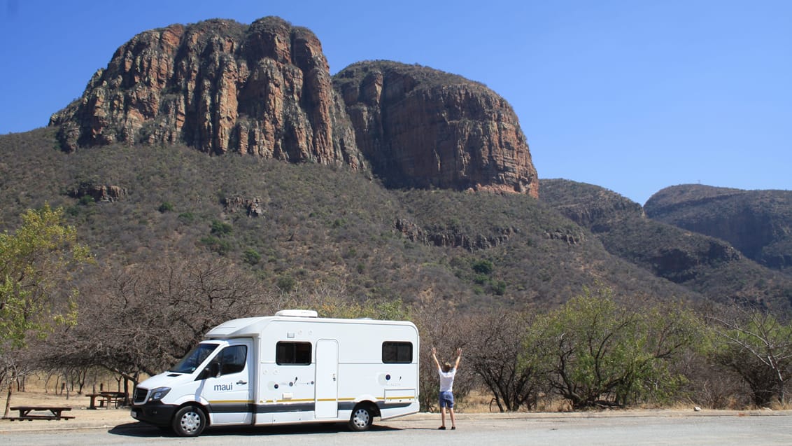 Kør i fantastiske naturlandskaber i din autocamper i Sydafrika