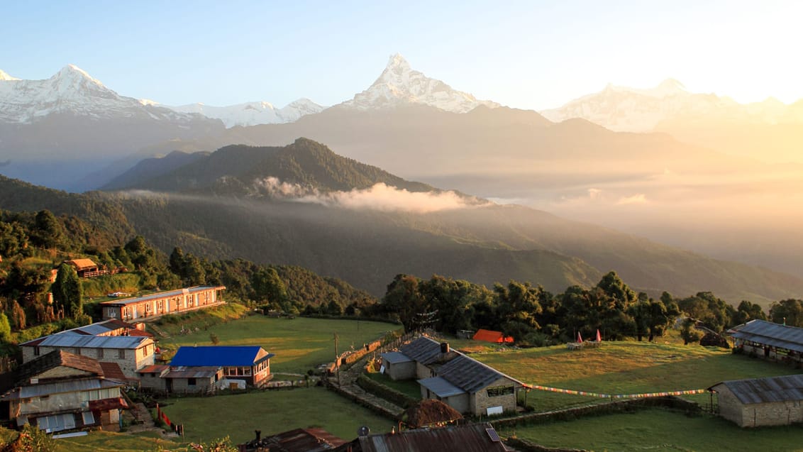 Udsigt over Annapurna fra Australian Camp