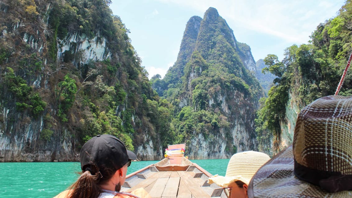 Bådtur i Khao Sok