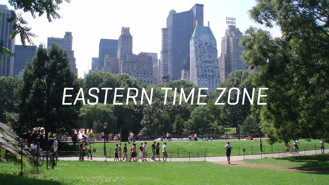 Eastern time zone i USA