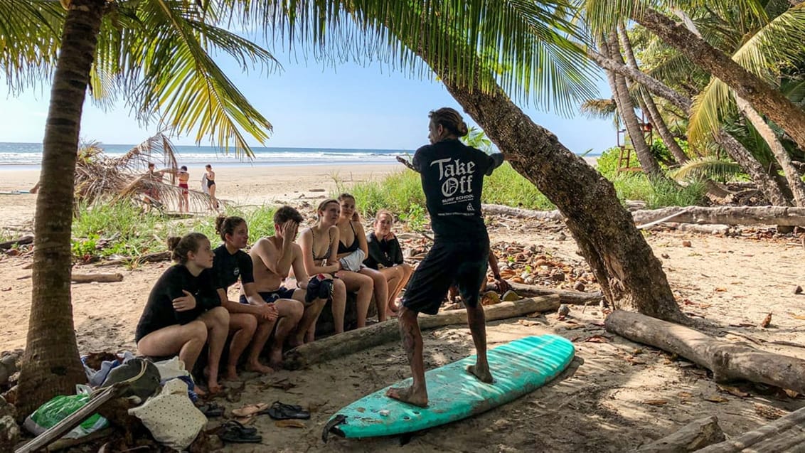 Surfing i Costa Rica