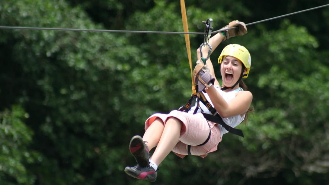 Ziplining i Costa Rica