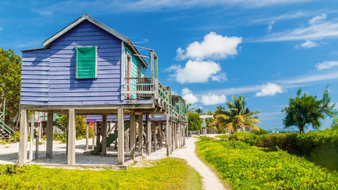 Huse på Caye Caulker, Belize