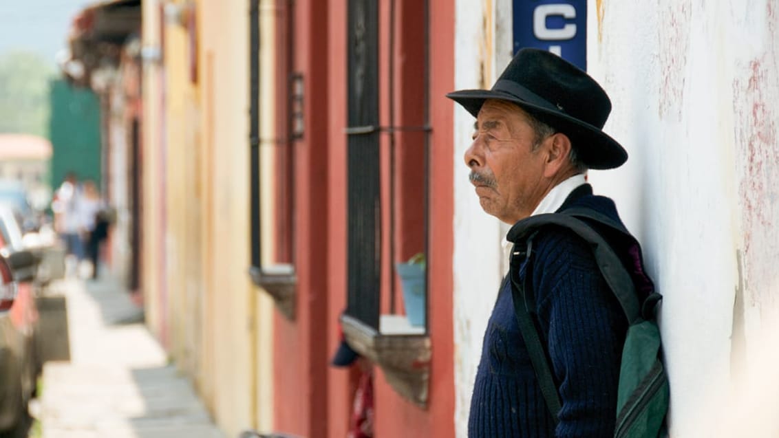 Lokal mand i Antigua, Guatemala