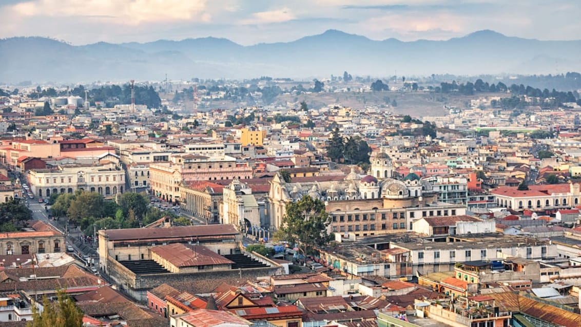 Quetzaltenango fra oven, Guatemala