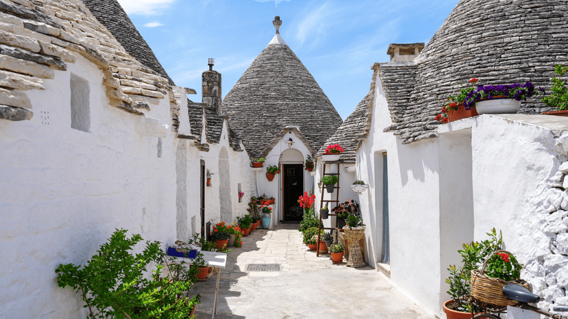 Alberobello, Italien, Bari