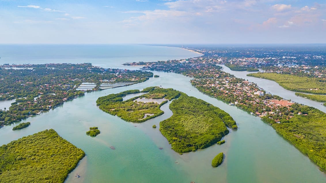 Udsigt over Negombo, Sri Lanka