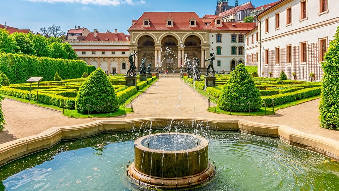 Wallenstein Palads og have i Mala Strana i Prag, Tjekkiet.