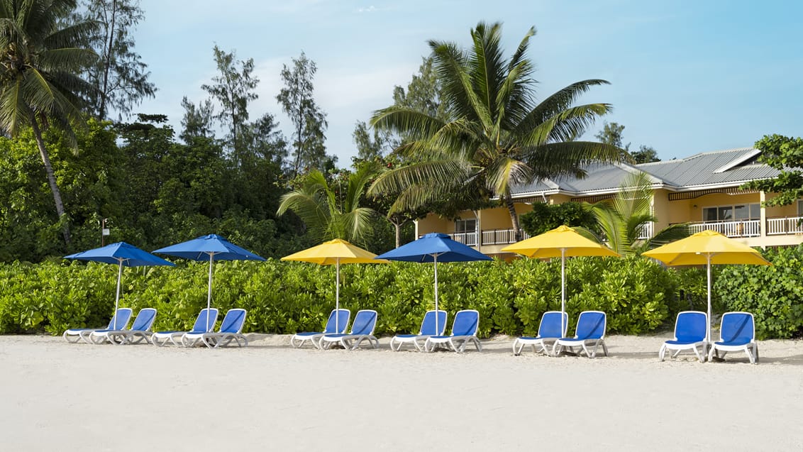 Stranden ved Acajou Beach Resort, Praslin