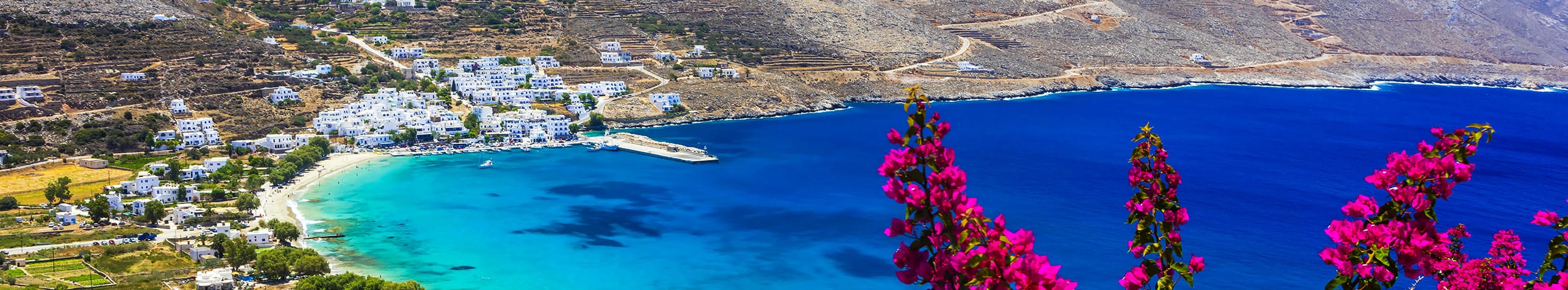 Udsigt på Amorgos, Grækenland