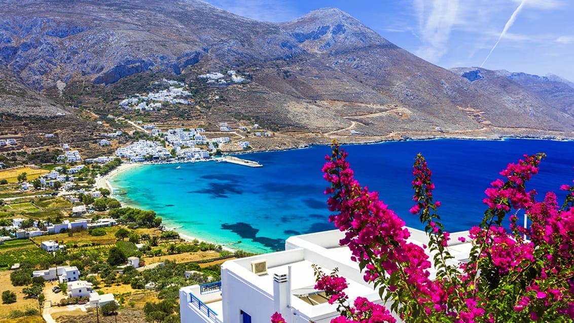 Udsigt på Amorgos, Grækenland